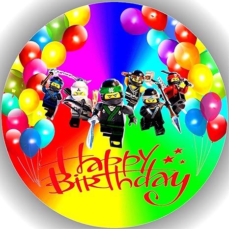 Premium Esspapier Tortenaufleger Tortenbild Geburtstag Ninjago T44