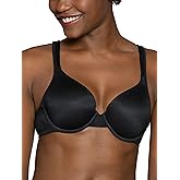 Vanity Fair Women's Perfect T-Shirt Bra, Body Shine Full Coverage, Lightly Lined Cups up to DD