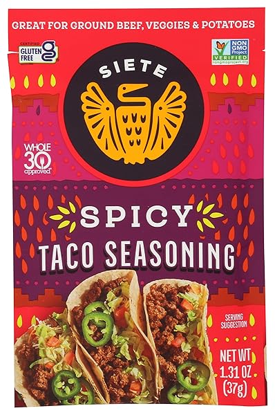 SIETE SPICY TACO SEASONING MIX | GLUTEN FREE...
