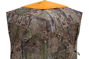 Barronett Blinds® 4-Sided Blaze Orange Safety Cap, for Use with 4-Sided Hunting Blinds, Safety During Hunting, Attaches Quickly and Easily, Blaze Orange, BA706