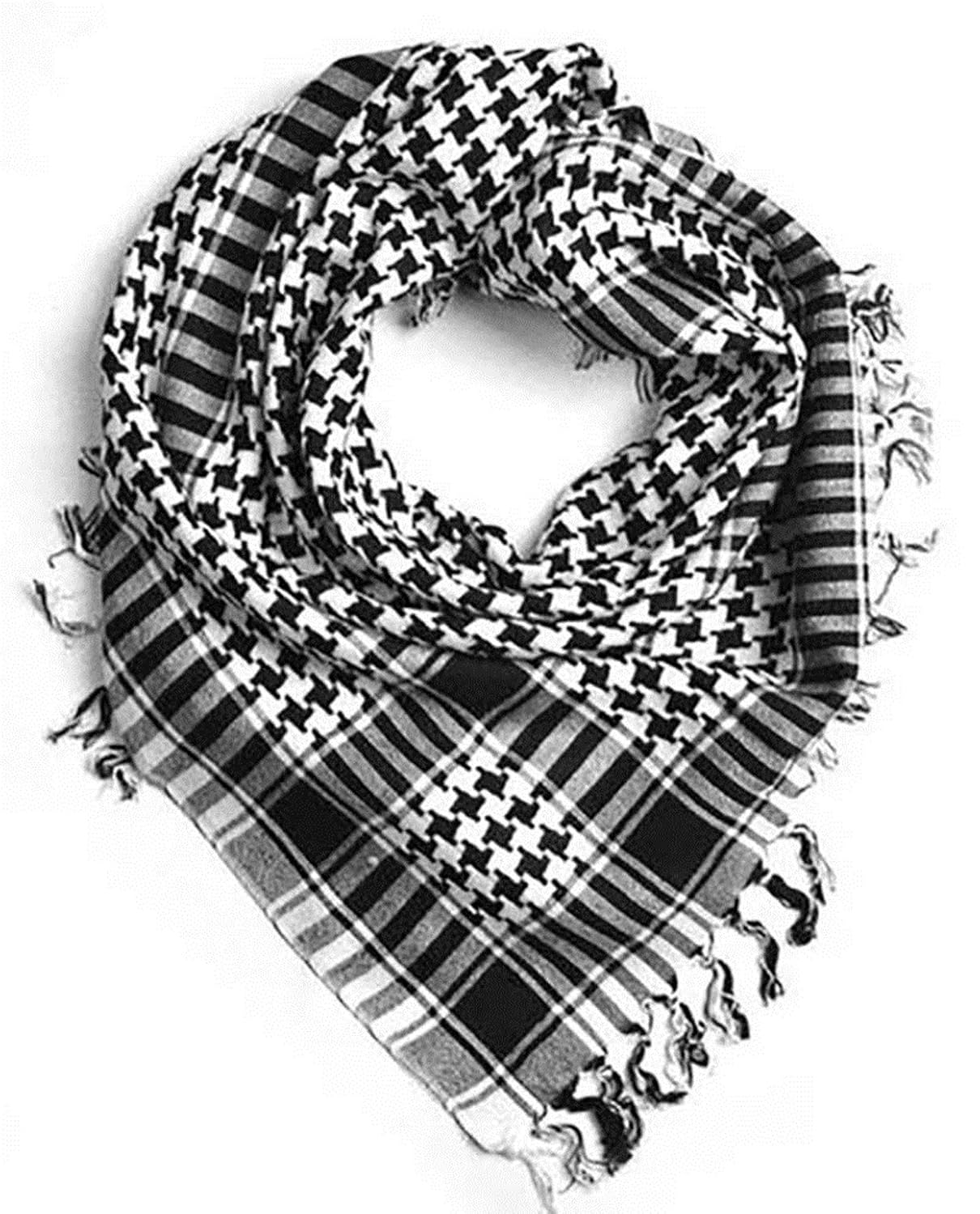 sbf pure cotton white arafat scarf for men's & women's