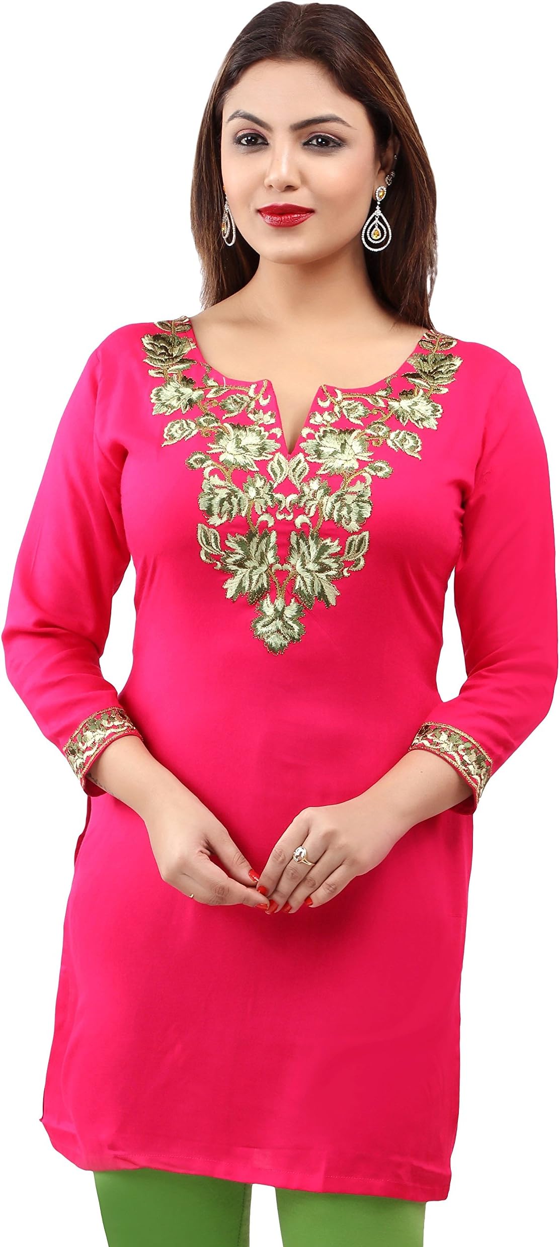 UnifiedclothesWomen Fashion Pakistani Indian Kurti Tunic Kurta Top Shirt Dress EY01B