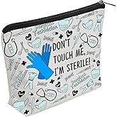 WZJHCL Surgical Tech Appreciation Gift Surgical Technician Makeup Pouch Bag Scrub Tech Cosmetic Bag Surgical Assistant Gift (Sterile)