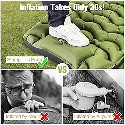 GLMNES Sleeping Pad, Ultralight Inflatable Sleeping