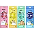 Molang 8-Piece Pencil Set 1pack - Soft #B Pencil Lead - Kawaii Cute Korean Stationery, Smooth Writing Experience, Perfect for Drawing, Sketching, School, Office - Ideal Gift for Kids & Adults