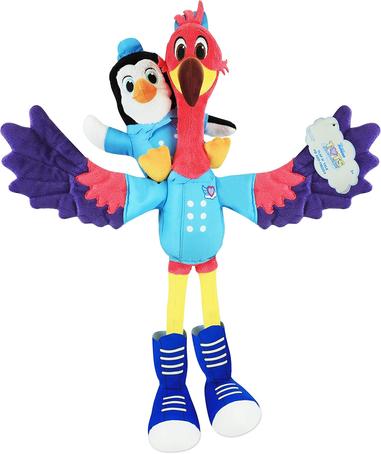Disney Jr T.O.T.S. Junior T.O.T.S. Pip & Freddy 20-Inch Plush,  Exclusive, Multi-Color: Toys & Games