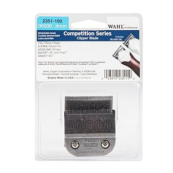 wahl 100 series blades