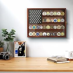 Monsiter QE Challenge Coin Display Case,Military
