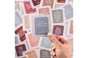 DIVERSEBEE Bible Verse Cards, 60 Unique, Assorted Mini Scripture Encouragement Motivational Inspirational Prayer Cards, Christian Bible Gifts (Delicate)