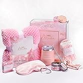 Merika Get Well Soon Gift Baskets for Women, After Surgery Recovery, Self Care Package, Sympathy Gifts for Sick Friend, Thinking of You, Feel Better with Blanket, Mug, Bath Bombs & More, Birthday Gift