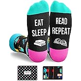 Zmart Book Lovers Gift Ideas - Reading Graduation Science Socks for Women Men