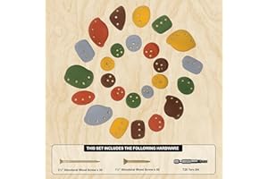 Atomik Climbing Holds | Kids Children's Climbing Holds | Fun Shapes Holiday Animals Vehicles