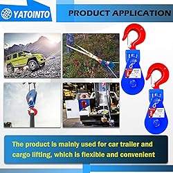 YATOINTO 2 ton Snatch Block with Hook