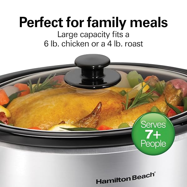 HAMILTON BEACH 6-9 QUARTS PROGAMABLE SLOW COOKER