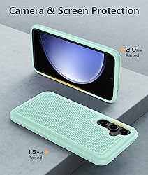 FNTCASE for Samsung Galaxy S23-FE Case: Dual Layer