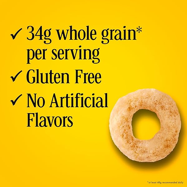 CHEERIOS, HEART HEALTHY GLUTEN FREE BREAKFAST CEREAL, MEGA SIZE, 24 OZ