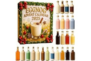 Eggnog Advent Calendar 2025 - Inspired by Classic Drink Every Day for 24 Different Flavors, A Daily Tasting Journey Through t