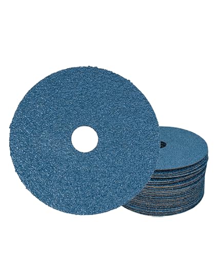 Lot De 50 Disques De Ponçage Bois 7,09" Grain 60 - Zircone Alumine Bleue, Uxcell