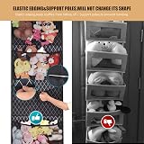 VISATOR Over Door Teddy Hammock Storage Net 66x23 inch Organizer view 6