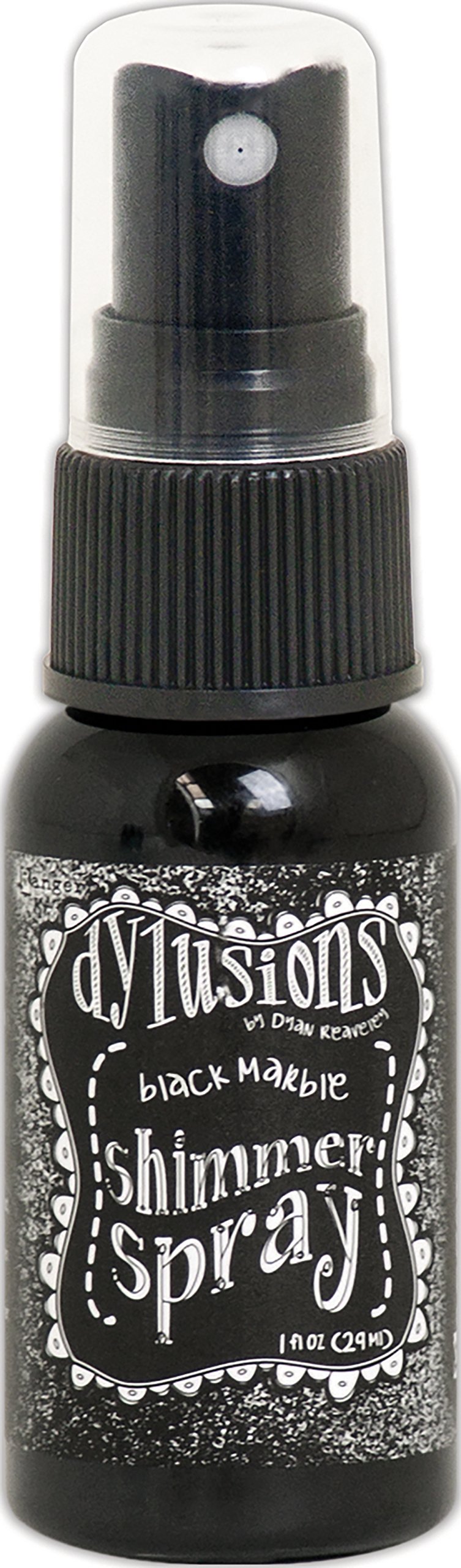 Ranger Dylusions Shimmer Marble Spray, Synthetic Material, Black, 9.8 x 2.9 x 2.9 cm