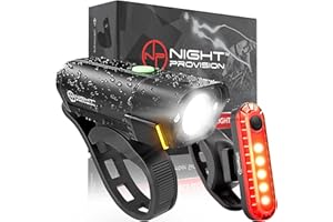 Bike Lights Front & Back – Bicycle Headlight & Taillight Set – Powerful 540 Lumens LED – USB-C Rechargeable – New 2025 Bike S