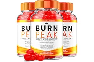 (3 Pack) Burn Peak Gummies - BurnPeak Advanced Formula, and Reviews, 180 Gummies