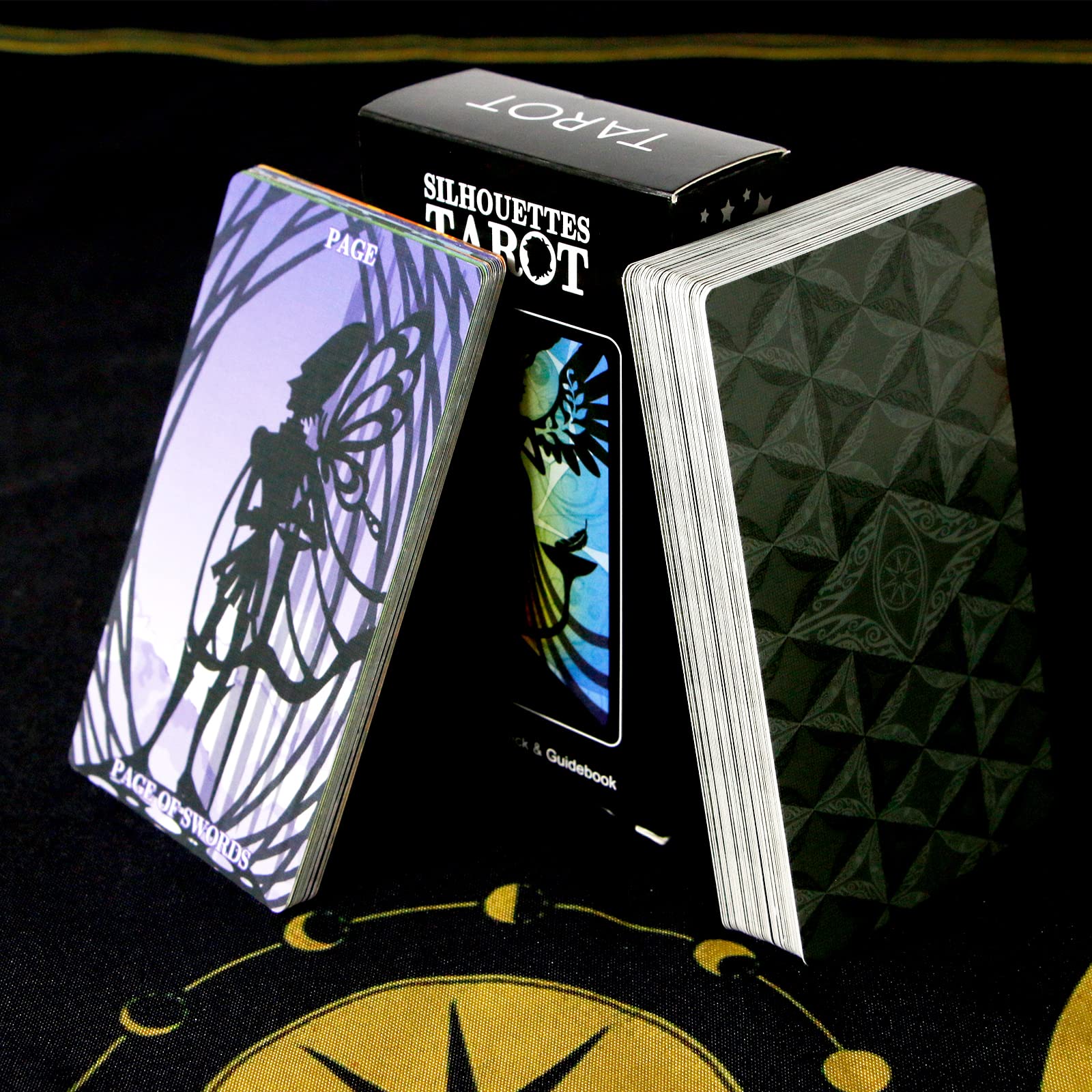 mrdiyshisha Silhouettes Tarot Deck - 83 Tarot Cards with Guidebook for Beginners (Include 5 Special Cards), Follow Rider-Waite-Smith Tarot System, Standard Size: 4.75