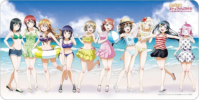 Amazon ラブライブ 虹ヶ咲学園スクールアイドル同好会 デスクマットコレクション 水着ver アニメ 萌えグッズ 通販