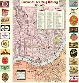 Amazon Com Cincinnati Historia De Infusion Para Colgar En La Pared Home Kitchen