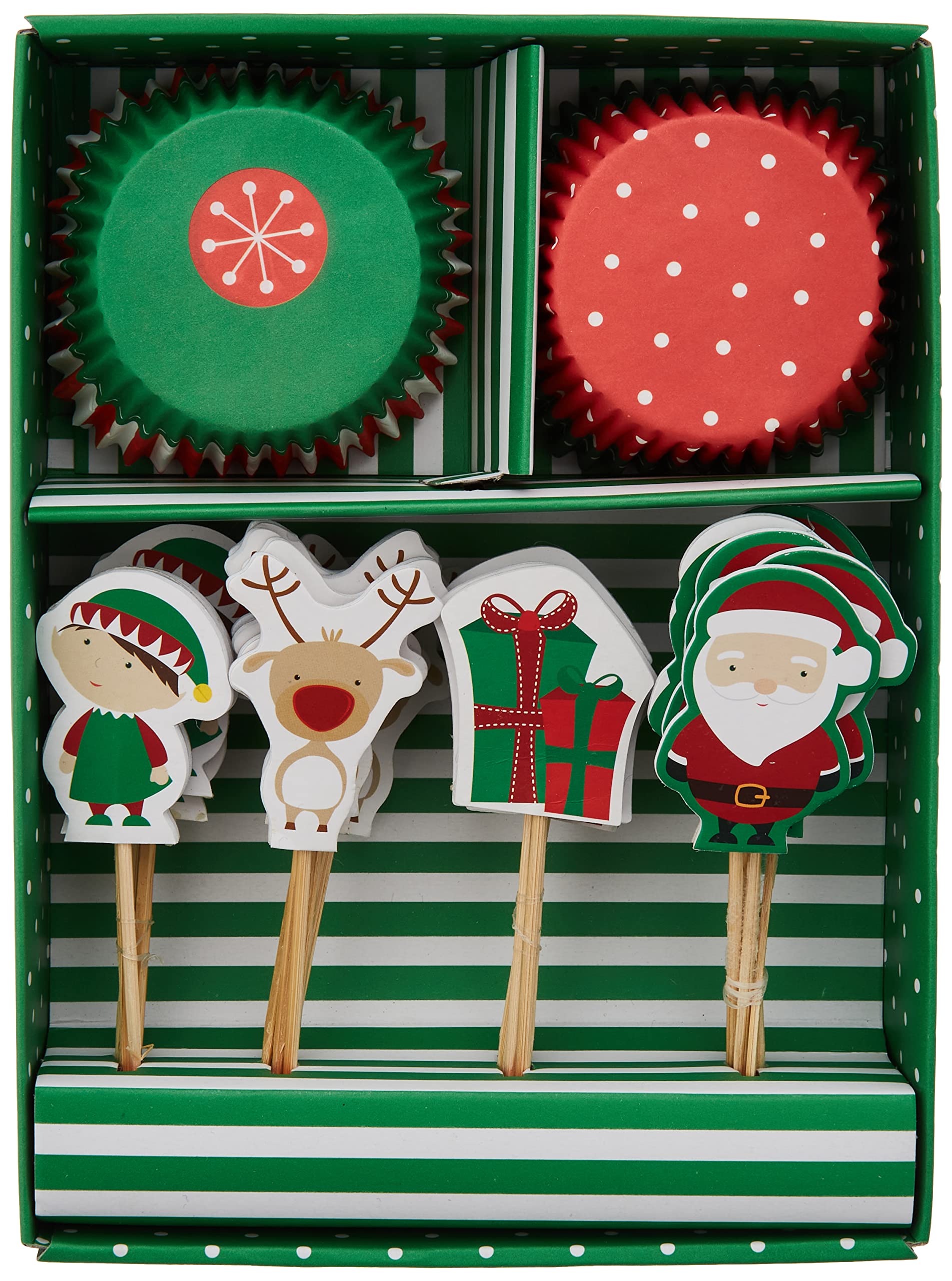 Premier Housewares Rocket Cupcake Cases and Toppers 48-Pieces Cake Cases Muffin Cases Reusable Cupcake Cases Cake Cases Cupcake Mini Muffin Cases