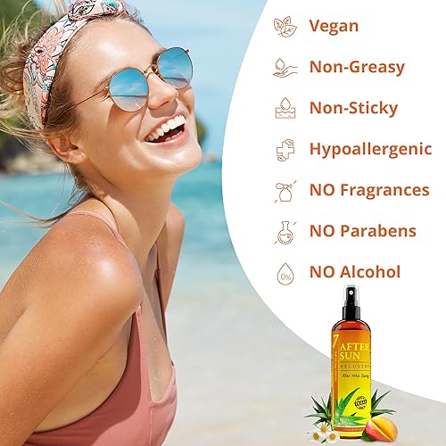 Seven Minerals NEW After Sun Solar Recovery Spray with Aloe Vera - For Skin  & Face with Instant Sunburn Relief. Unlike Regular Aftersun Spray With  Mango & Chamomile (12 Oz) in Kenya |