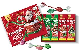 Amos Music Lollipop TastySounds Christmas Edition – Audio Singing Music Lollipop Gift Box, 4-Pack