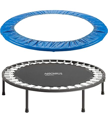 Trampoline Replacement Mat Round – High-Elastic Jumping Pad For 32" To 60" Trampolines, Safety Elastic Mesh Mat