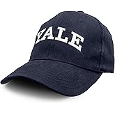 Tee Luv Yale Baseball Cap - Licensed Navy Blue Yale University Hat