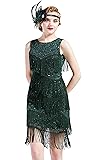 BABEYOND1920s Flapper Dress Gatsby Fringed Dress Roaring 20s