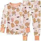 Butterblu Zen Snug-fit 2-Piece Pajamas 100% Organic Cotton Long Sleeve for Girls