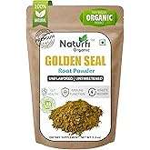 Naturfi Organic Goldenseal Powder - 3.5 oz, 100 Servings *3rd Party Tested* Pure Natural Goldenseal Root Powder Supplement