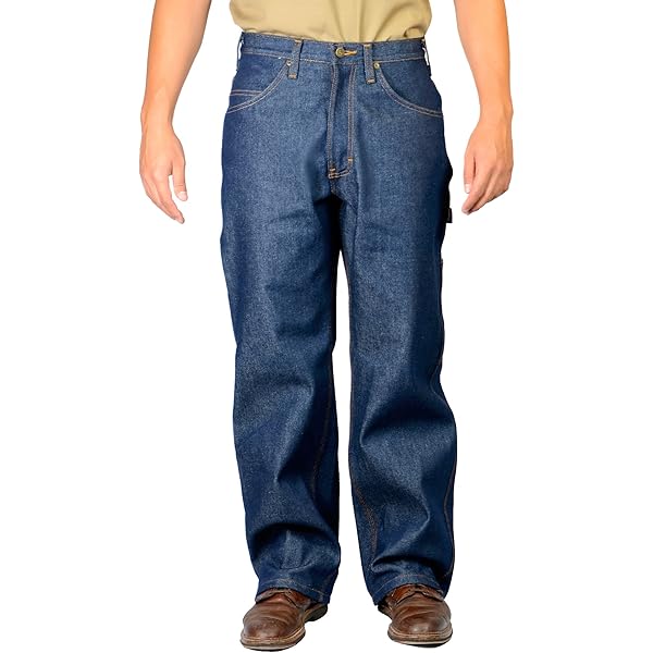 Ben Davis Men's Denim Carpenter Pants (34W x 30L, Indigo