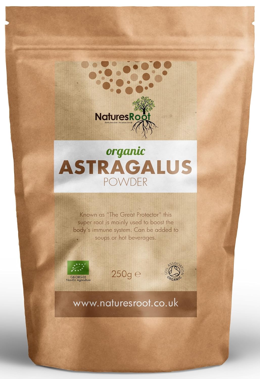 Natures Root Organic Astragalus Root Powder 1kg Boost Vitality Promotes Healing Reduces