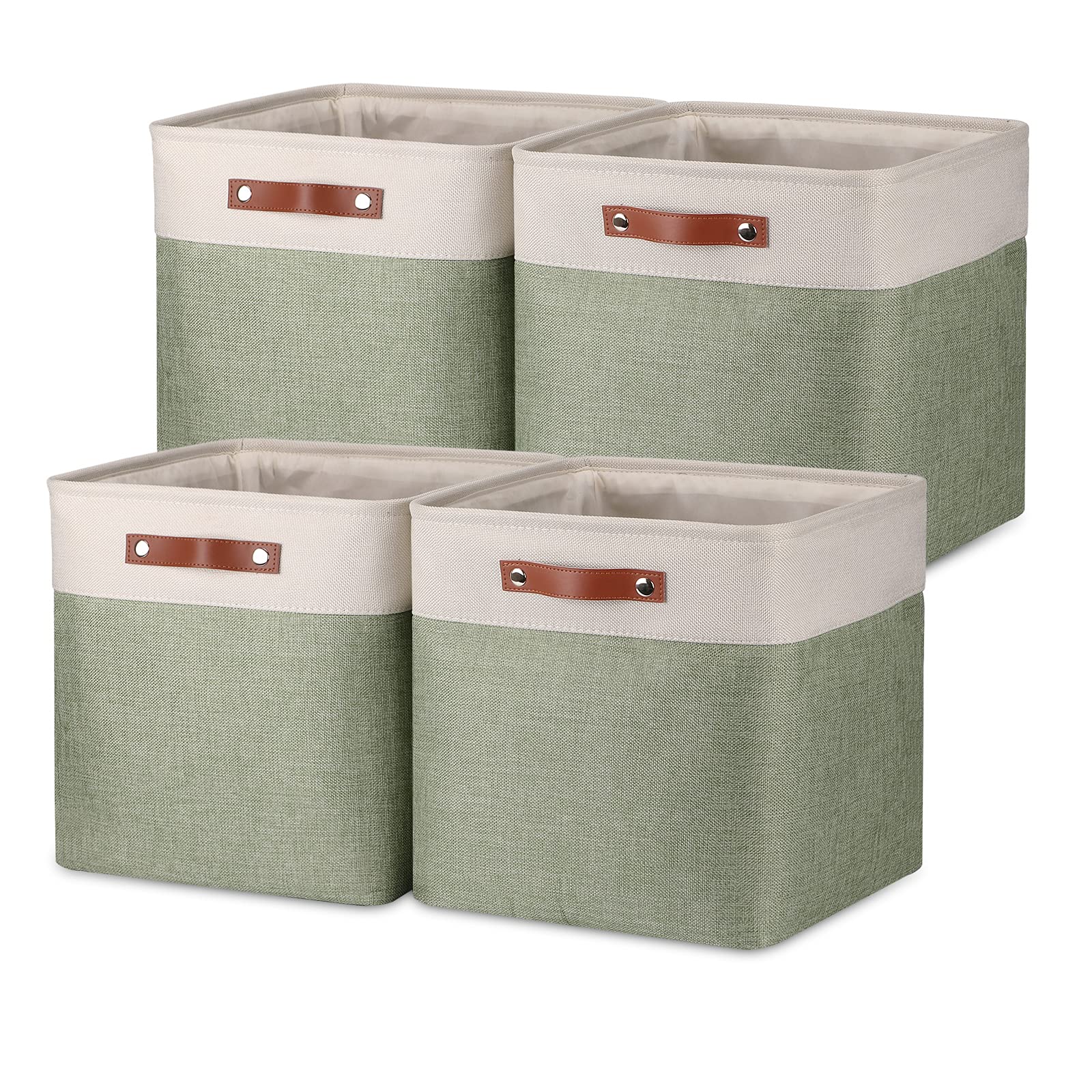 Temary Cube Storage Baskets for Shelves 4pack