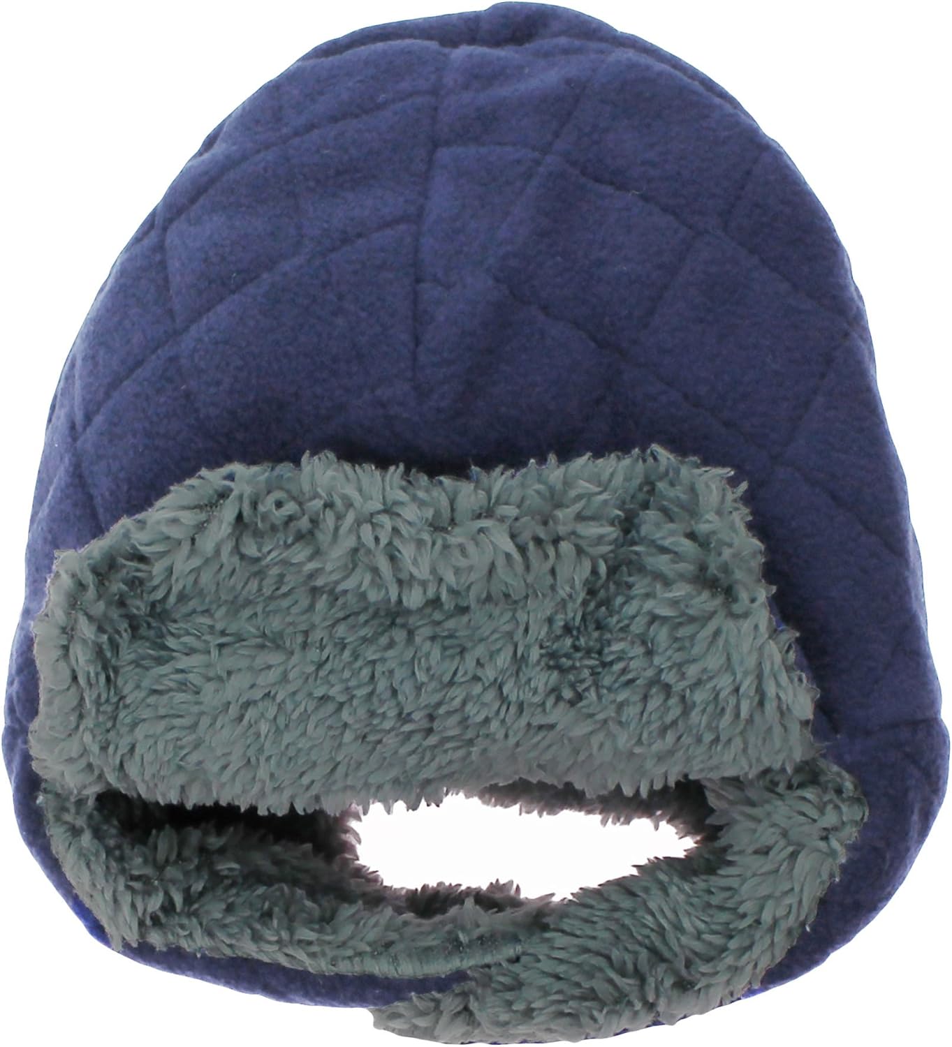 blue trapper hat