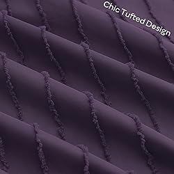 JELLYMONI Pillowcases King Size Purple 2 Pack Boho