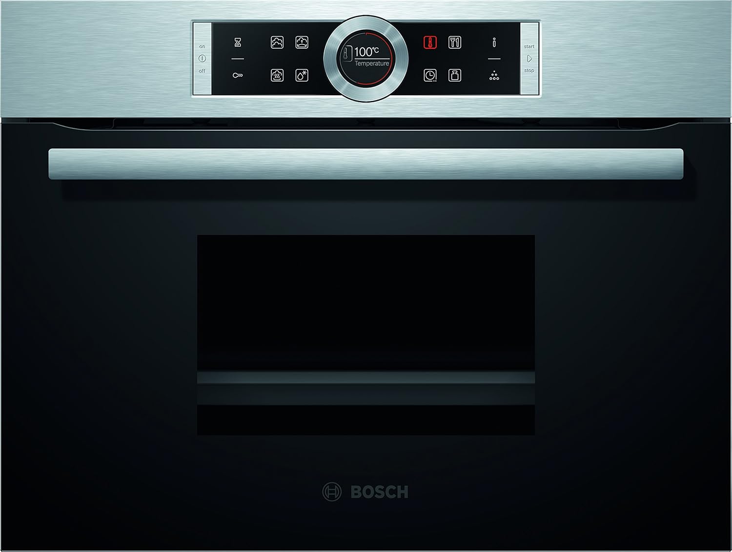 Bosch Serie 8 CDG634BS1B Built In Compact Steam Oven Stainless Steel