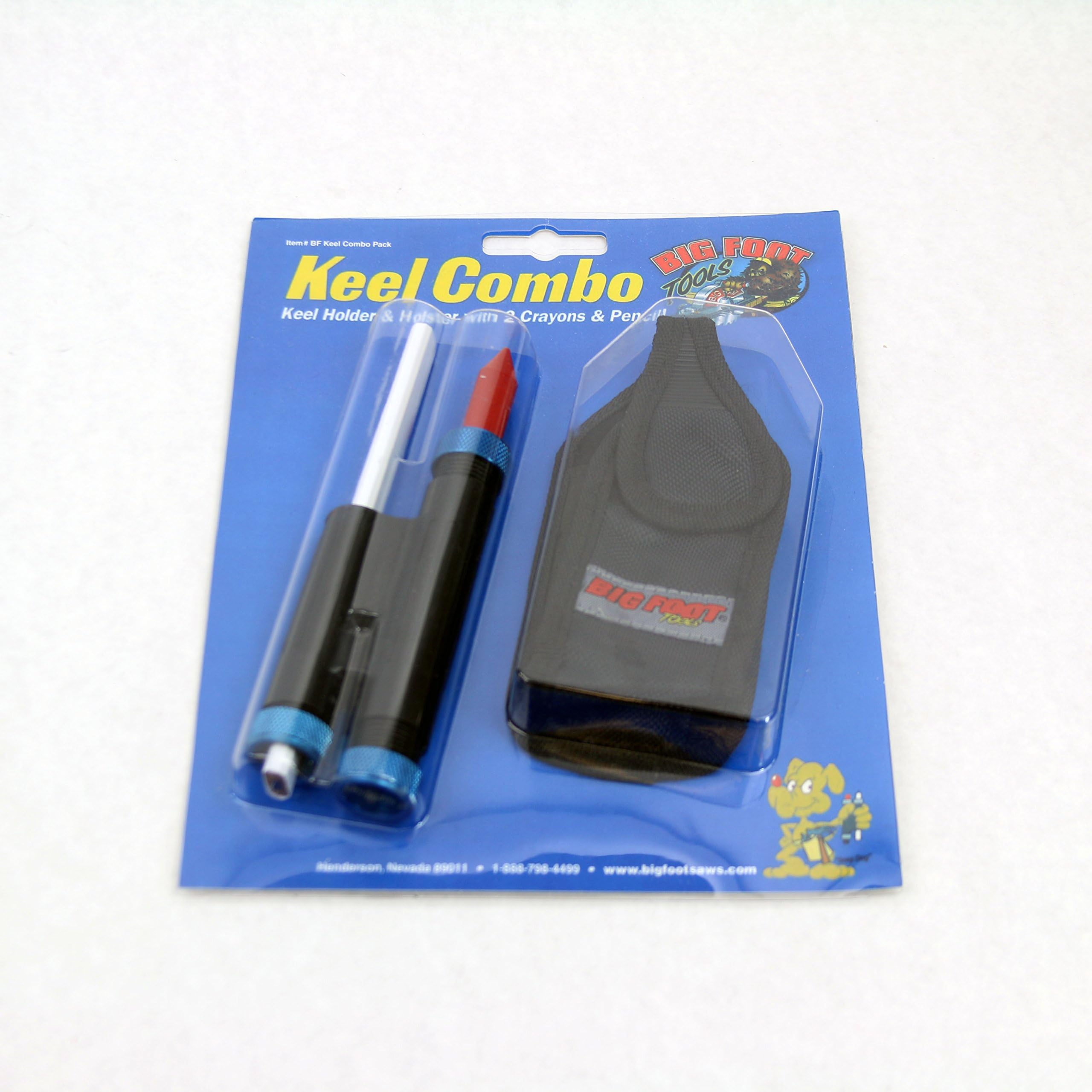 Big Foot Tools Layout Tool Keel Holder with Crayons and Pencil