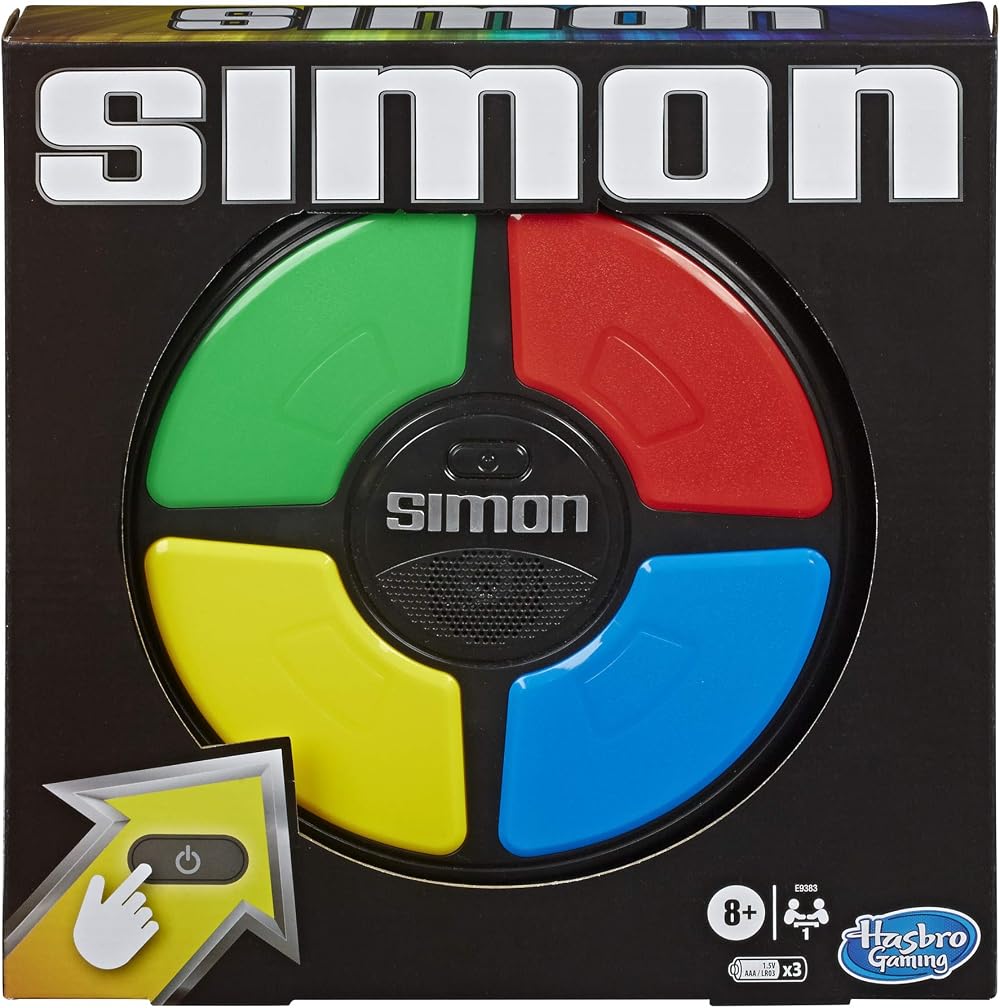 Hasbro Gaming Simon Electronic Memory Game Handheld Light and Sound