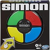 Hasbro Simon Game; Electronic Memory Game for Kids Ages 8 and Up; Handheld Game with Lights and Sounds; Classic Simon Gamepla