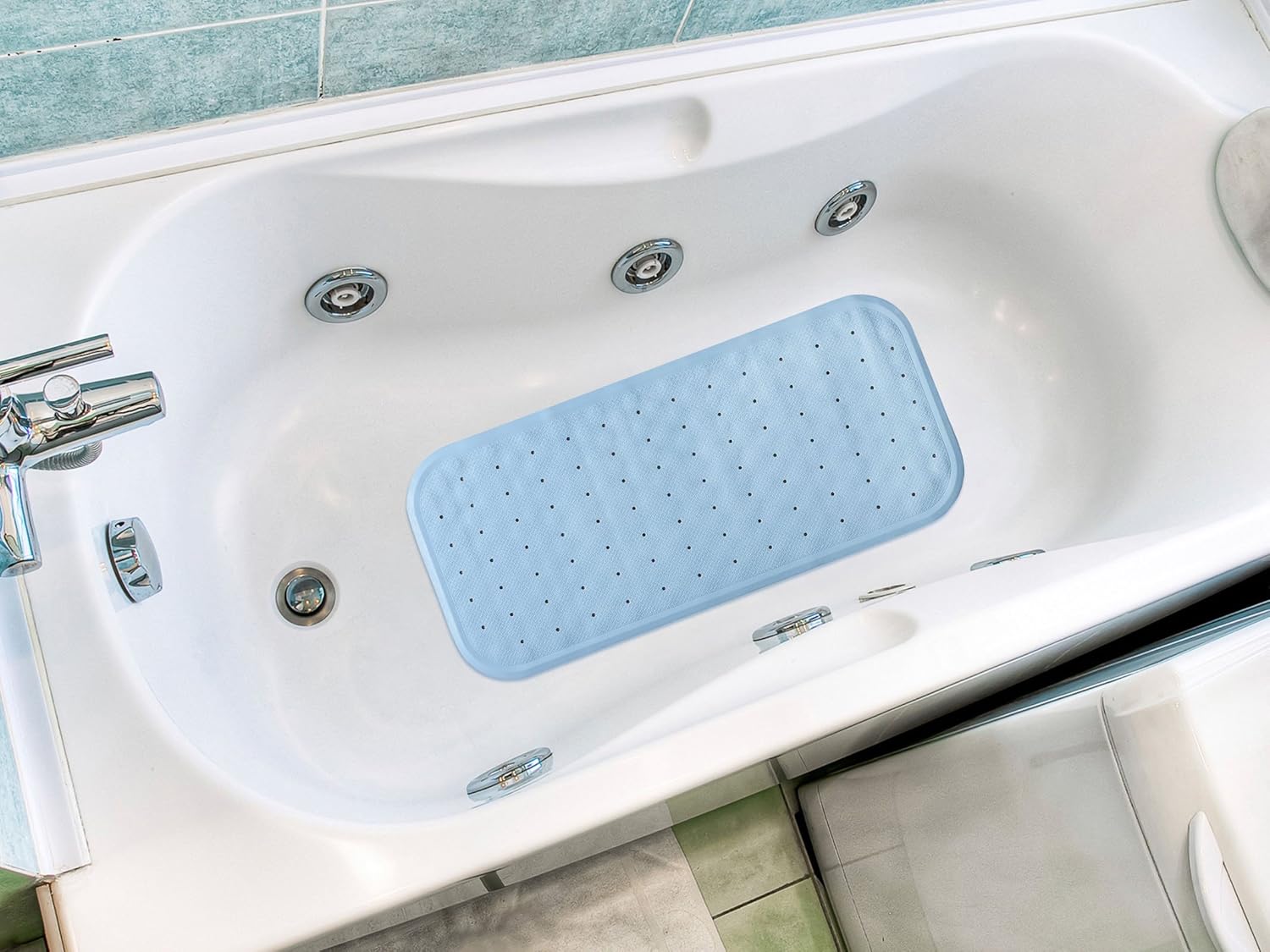 Duschzubehör rutschfeste Bad-Gummimatte antibakterielle