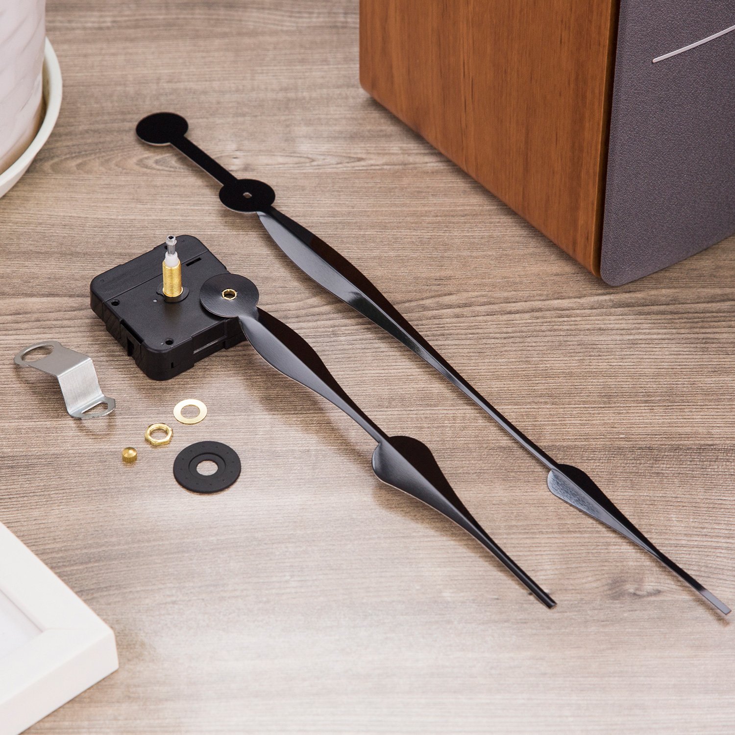 Hicarer High Torque Long Shaft Clock Movement Mechanism with 12 Inch