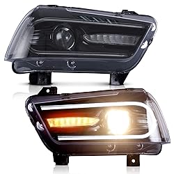 VLAND Headlight Assembly Fit for Dodge Charger 2011