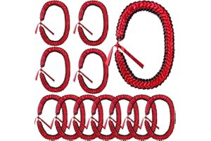 Yunlly 2024 Graduation Leis Ribbon Class of 2024 Ribbon Handmade Double Braided Necklace Adjustable Graduates Grad Leis for Graduation Gifts